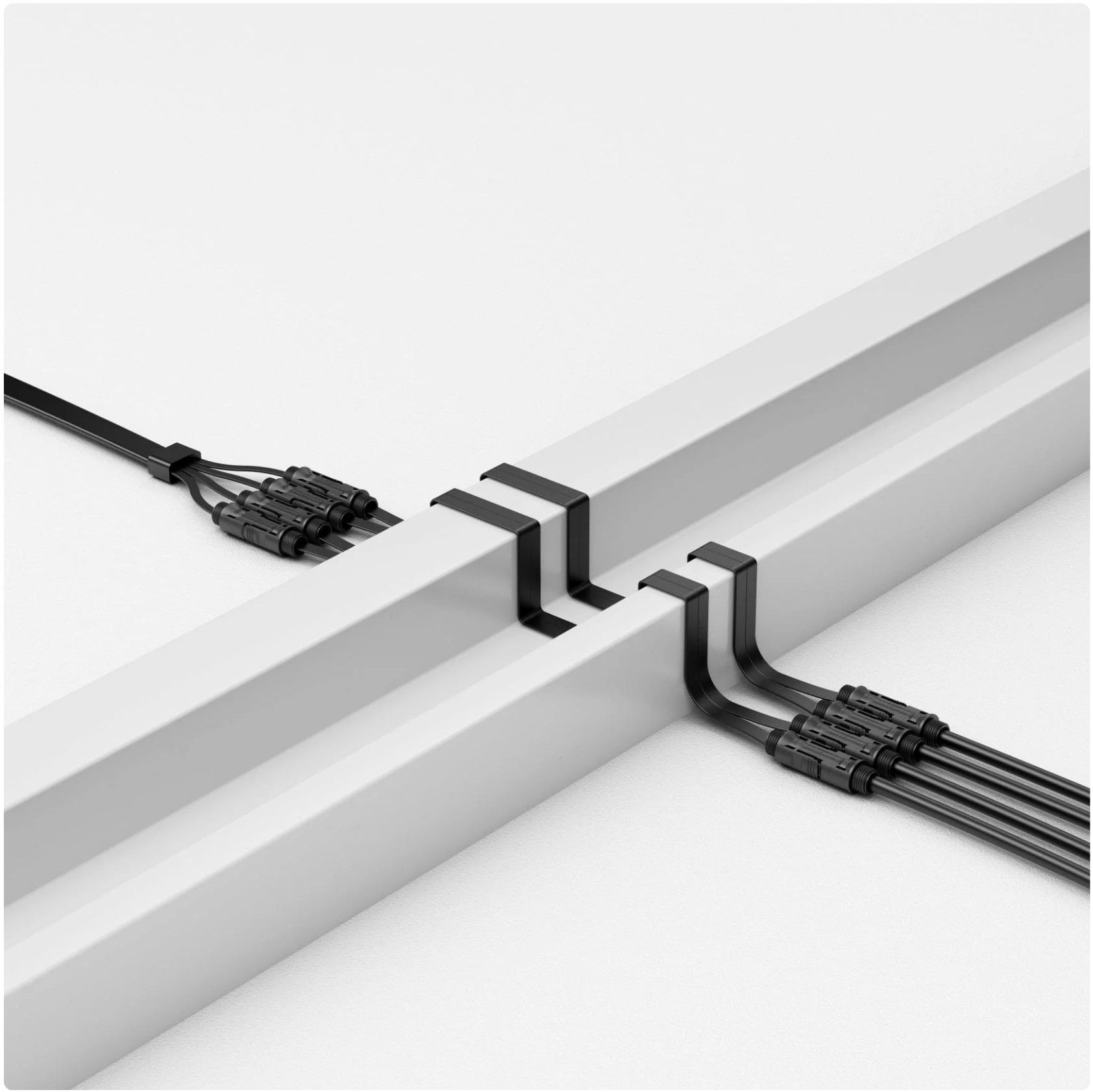 ECOFLOW Super Flat Kabel Fensterdurchführung Flaches Kabel Balkonkraftwerk Solarpanel